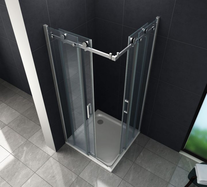 Paroi D'angle Coulissante D'angle Jupiter 100X100 avec Parois De Douche Coulissante Paroi D'angle Coulissante D'angle Jupiter 100X100 avec Parois De Douche Coulissante