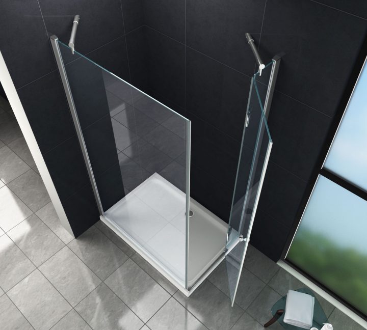 Paroi D'angle Novumi 120X80 pour Paroi De Douche 120X80