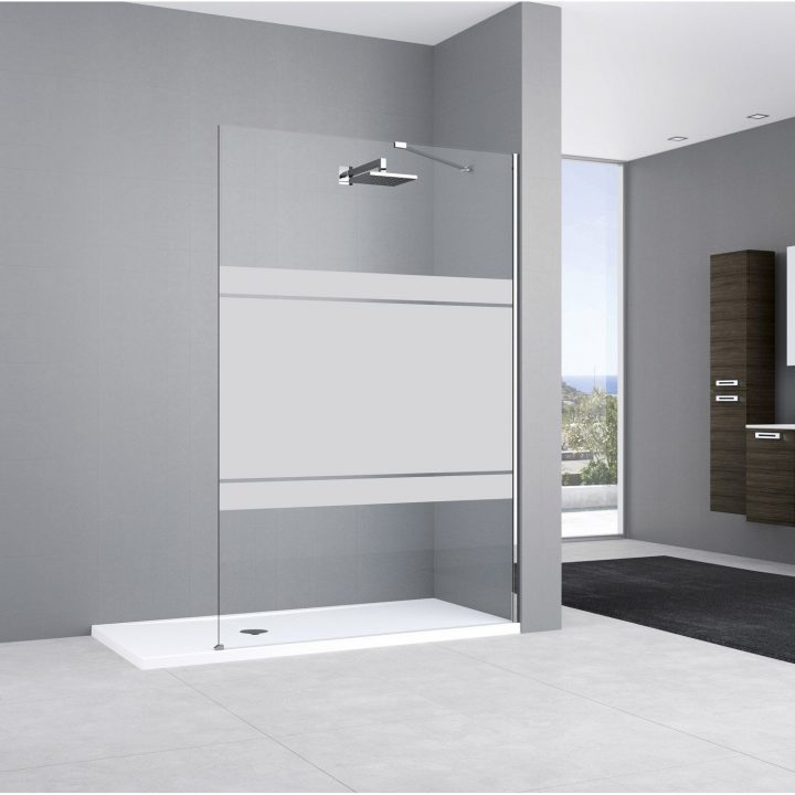 Paroi De Douche À L'Italienne, L.100 Cm Verre Sérigraphié dedans Minuteur Douche Leroy Merlin Paroi De Douche À L'Italienne, L.100 Cm Verre Sérigraphié dedans Minuteur Douche Leroy Merlin