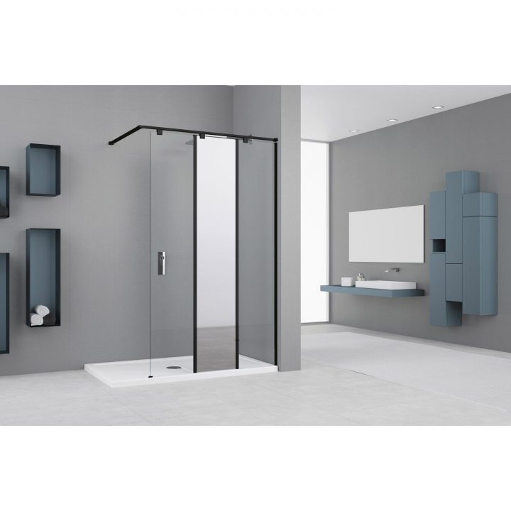 Paroi De Douche À L'italienne, L.140 Cm Eliseo Verre à Paroi De Douche Fixe 140 Paroi De Douche À L'italienne, L.140 Cm Eliseo Verre à Paroi De Douche Fixe 140