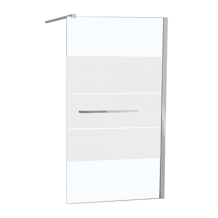 Paroi De Douche À L'italienne Largeur 140 Cm En Verre 8 Mm intérieur Largeur Douche Italienne