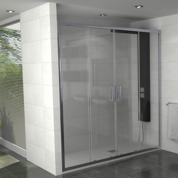 Paroi De Douche Coulissante 2 Portes Manhattan 170 Cm concernant Parois De Douche Coulissante Paroi De Douche Coulissante 2 Portes Manhattan 170 Cm concernant Parois De Douche Coulissante