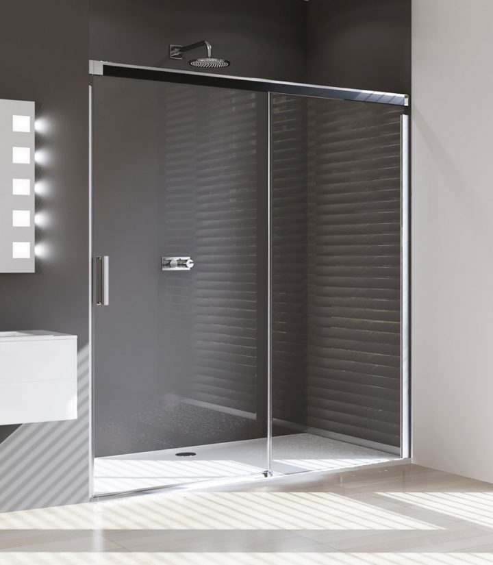 Paroi De Douche Design Pure De Hüppe encequiconcerne Parois De Douche Coulissante