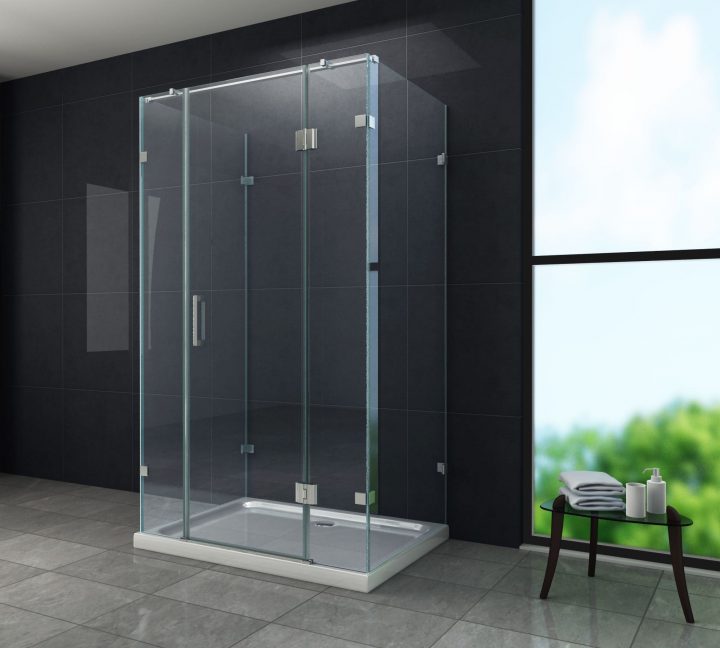 Paroi De Douche En U Contor 1 Porte 120 X 90 intérieur Paroie De Douche 120