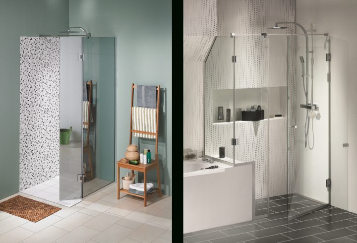 Paroi De Douche Et Pare-Baignoire Sur Mesure | Verre Solutions dedans Paroi Vitrée Douche