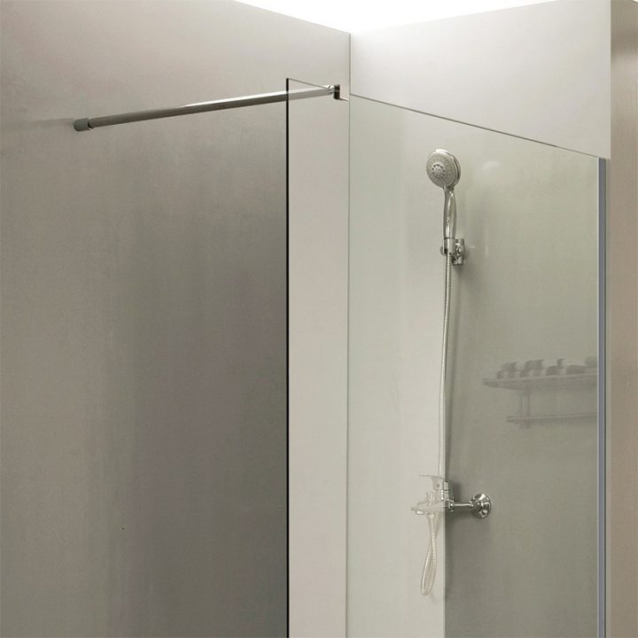 Paroi De Douche Fixe Calypso Verre 8 Mm – 110X200 Cm destiné Paroie De Douche Fixe