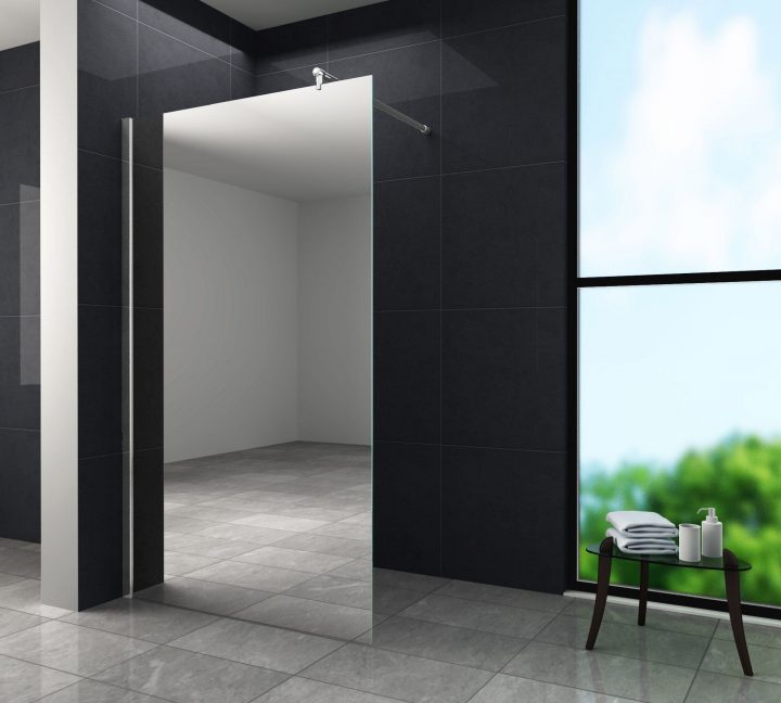 Paroi De Douche Fixe Miroir 140Cm pour Paroi De Douche Fixe 140