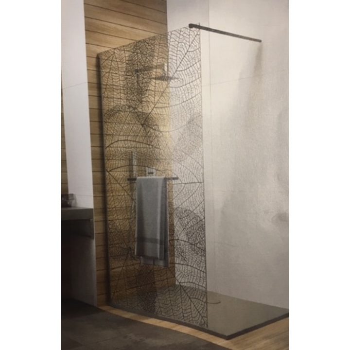 Paroi De Douche Fixe – Sérigraphié Noir – Profilé Noir Mat- Frisbee 120 Cm Leda Sur Bricozor à Paroi De Douche Fixe 140 Paroi De Douche Fixe – Sérigraphié Noir – Profilé Noir Mat- Frisbee 120 Cm Leda Sur Bricozor à Paroi De Douche Fixe 140