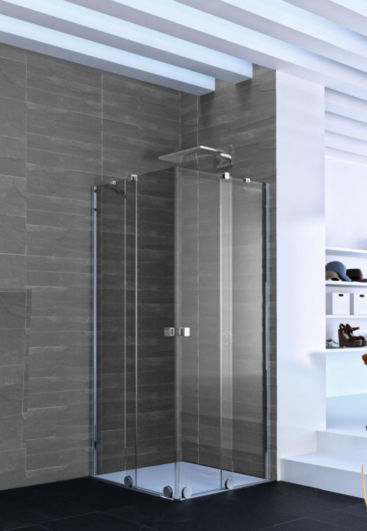 Paroi De Douche Pureday Coulissante Pour Accès D'angle, Côté Droit, L 120 X  H 200 Cm, Profilé Chromé avec Paroie De Douche 120