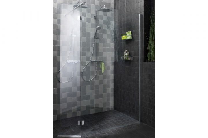 Paroi Douche Italienne Avec Volet Mobile Night&day encequiconcerne Pare Douche Italienne