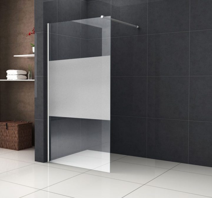 Paroi Douche Serigraphié Épaisseur 8Mm Longueur 100Cm tout Paroi De Douche Fixe 100