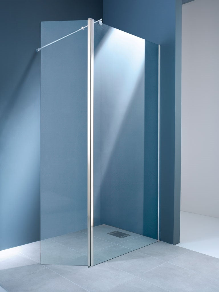 Paroi Fixe &quot;pacific&quot; 90 Cm + 40 Cm | Bricoman avec Porte De Douche Pivotant