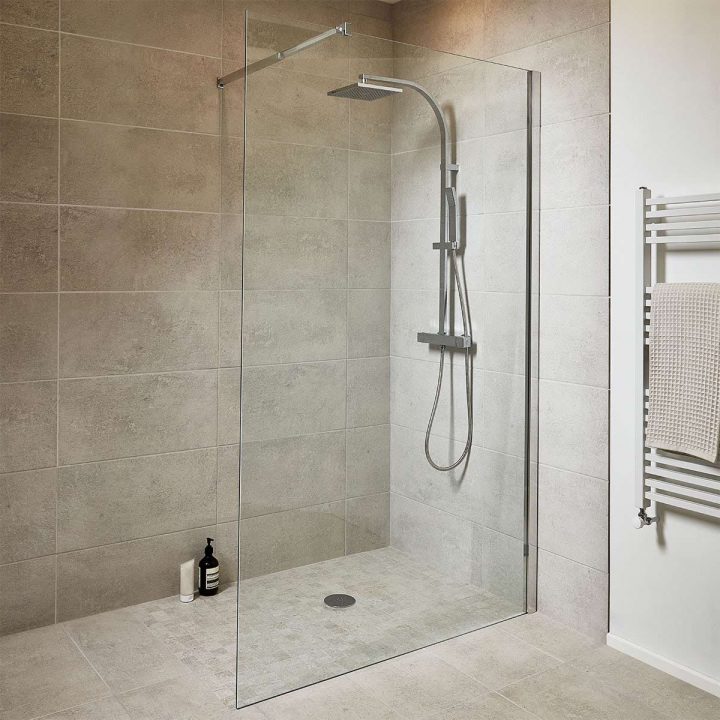 Paroi Fixe Pour Douche À L'italienne En Verre Transparent concernant Modele De Salle De Bain À L Italienne Paroi Fixe Pour Douche À L'italienne En Verre Transparent concernant Modele De Salle De Bain À L Italienne