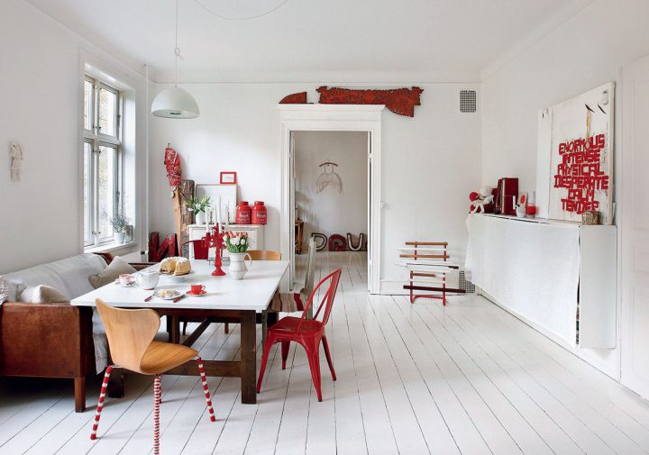 Parquet Blanc : Comment L'intégrer Dans Sa Déco En 2020 encequiconcerne Parquet Salon Salle A Manger