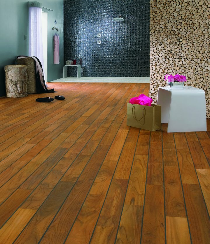 Parquet Salle De Bain : Les Inspirations Déco | E-Parqueterie intérieur Sol Stratifié Salle De Bain