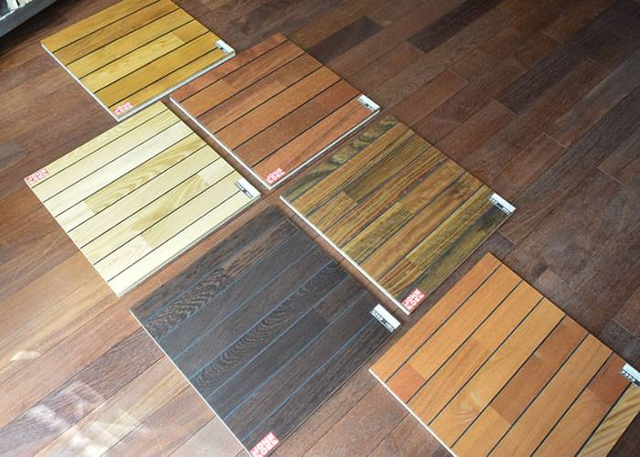 Parquet Teck Biface Massif En Promo Pas Cher – Pont De dedans Parquet Pont De Bateau Joint Intégré