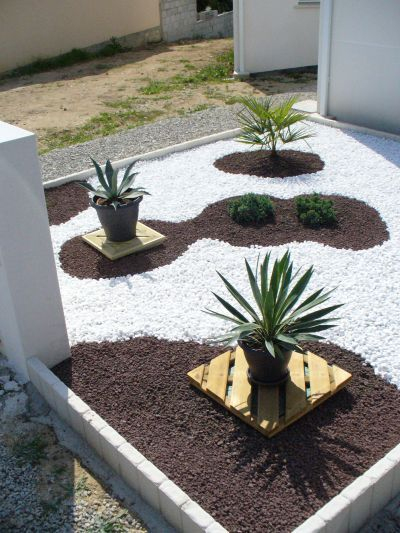 Parterre Avec Cailloux | Budget Tout Compris (Bordures avec Décor De Parterre Parterre Avec Cailloux | Budget Tout Compris (Bordures avec Décor De Parterre
