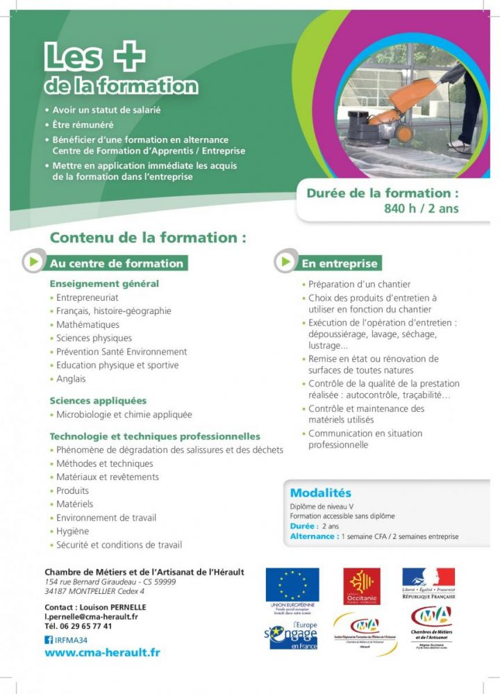 Passez Le Cap Agent De Propreté Et D'hygiène Avec La Chambre à Chambre Des Metiers Narbonne Passez Le Cap Agent De Propreté Et D'hygiène Avec La Chambre à Chambre Des Metiers Narbonne