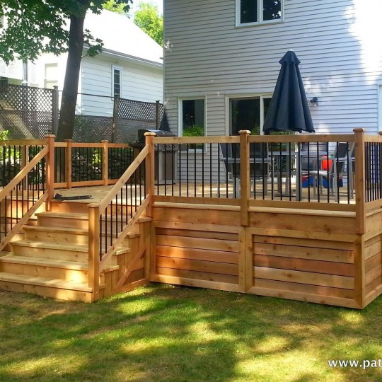 Patio En Bois, Terrasse En Bois Montréal - Patios Et tout Modele De Terrasse En Bois