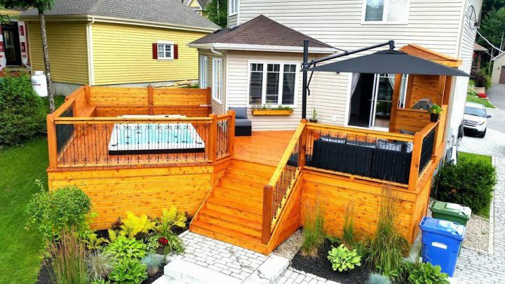 Patio Et Terrasse : Nous Sommes Les Experts À Québec pour Modele De Terrasse En Bois