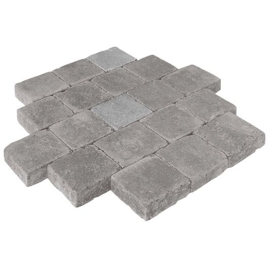 Pavé Samara Béton Anthracite 12X12Cm, Ép.40Mm – Leroy tout Pavé Leroy Merlin Ton Pierre