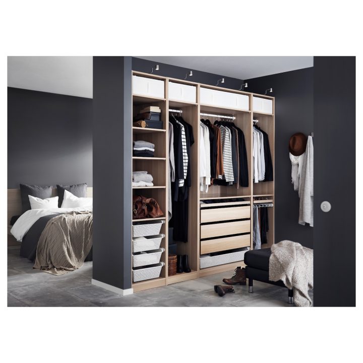 Pax Armoire-Penderie – Effet Chêne Blanchi 250X58X236 Cm dedans Armoire De Jardin Ikea Pax Armoire-Penderie – Effet Chêne Blanchi 250X58X236 Cm dedans Armoire De Jardin Ikea