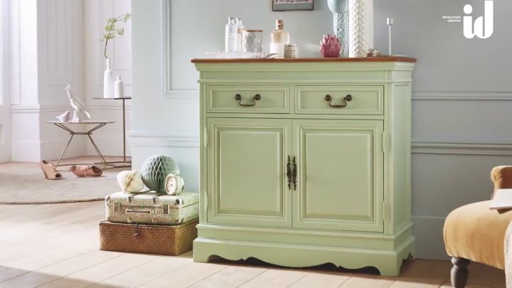Peinture Id Charme Pour Donner Un Effet Vieilli À Vos encequiconcerne Meubles À Donner