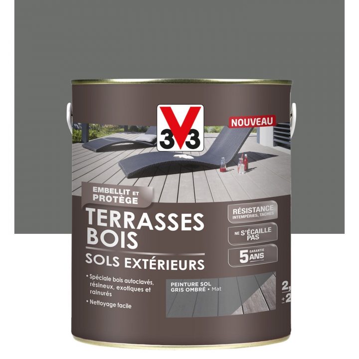 Peinture Sol Extérieur Terrasse Bois V33, Gris Ombré, 2.5L tout Paravent Extérieur Leroy Merlin Peinture Sol Extérieur Terrasse Bois V33, Gris Ombré, 2.5L tout Paravent Extérieur Leroy Merlin