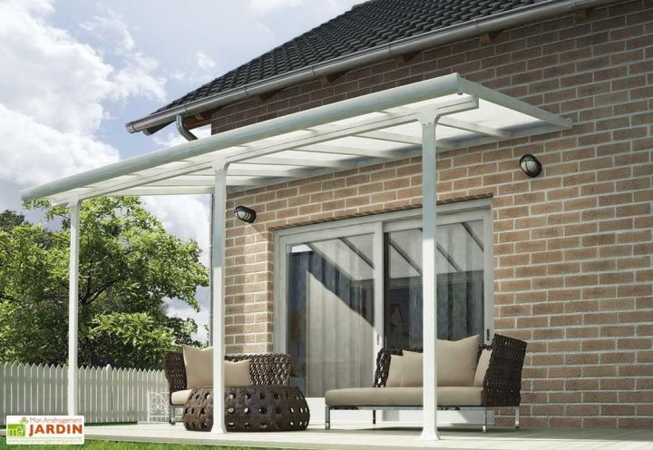 Pergola Aluminium Patio (300X610) – Palram, tout Pergola Adossée Ajustable