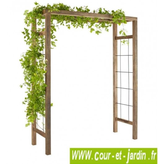 Pergola De Jardin Décorative, En Bois, Pergola, Arche De dedans Arche De Jardin En Bois