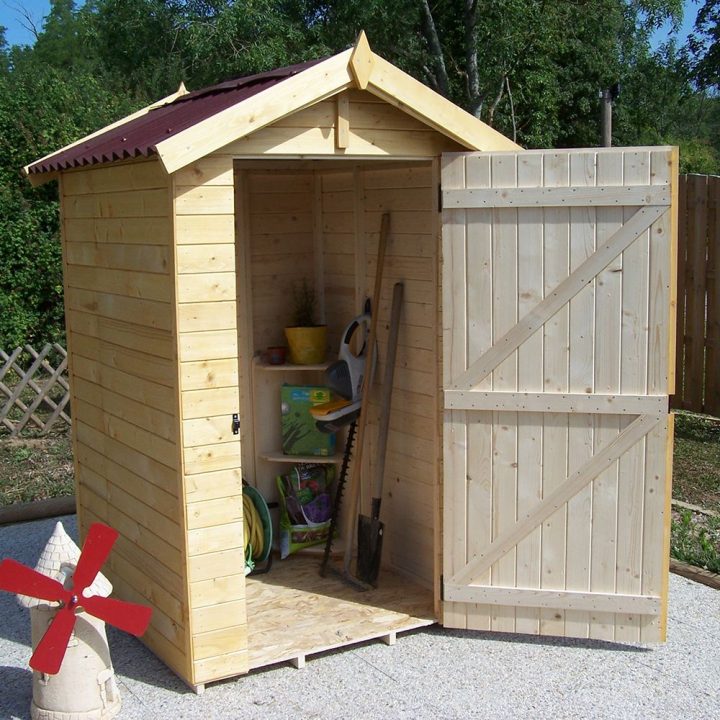 Petit Abri De Jardin Bois 2,03 M² Ep. 16 Mm Habrita avec Abris De Jardin Gardival