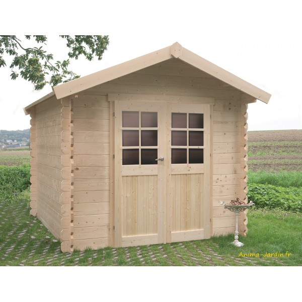 Petit Abri De Jardin En Bois 28Mm, Nîmes, 5 M², 2 Portes à Abri De Jardin 5M2 Pas Cher