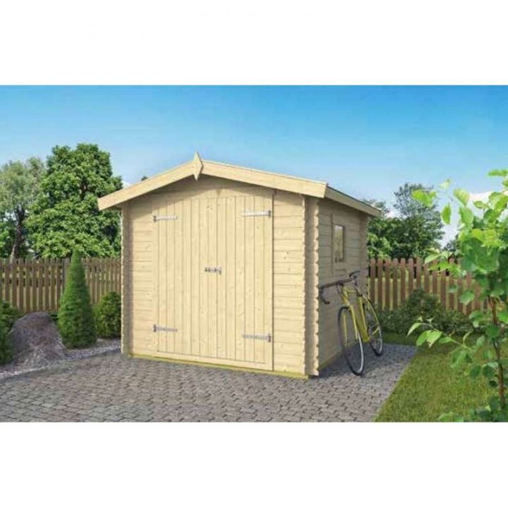 Petit Abri De Jardin En Bois 4M2 150X260Cm Malva – Jardin concernant Abri Jardin 4M2