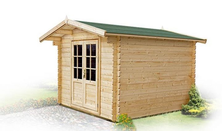 Petit Abri De Jardin En Bois 5M2 Avec Plancher Et Bardeau destiné Abri De Jardin Bois Randan 9M2 Traité Autoclave