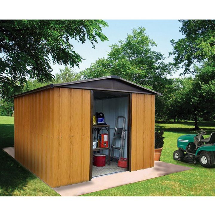 Petit Abri De Jardin Métal Aspect Bois 5,97 M² Ep. 0,30 Mm intérieur Cabane Jardin Metal Petit Abri De Jardin Métal Aspect Bois 5,97 M² Ep. 0,30 Mm intérieur Cabane Jardin Metal