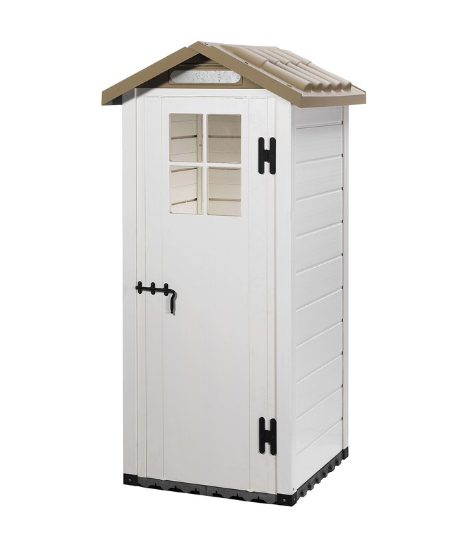 Petit Cabanon De Jardin Résine Evo 80 – Plancher Inclus à Petit Abris De Jardin