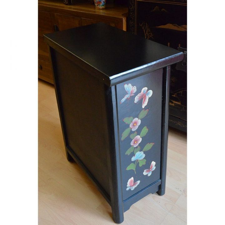 Petit Meuble Chinois Trapèze – La Malle D'Asie concernant Petit Meuble Chinois