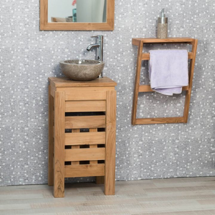 Petit Meuble Salle De Bain Wc Zen En Teck 40Cm tout Meuble Salle De Bain Pas Cher Belgique Petit Meuble Salle De Bain Wc Zen En Teck 40Cm tout Meuble Salle De Bain Pas Cher Belgique