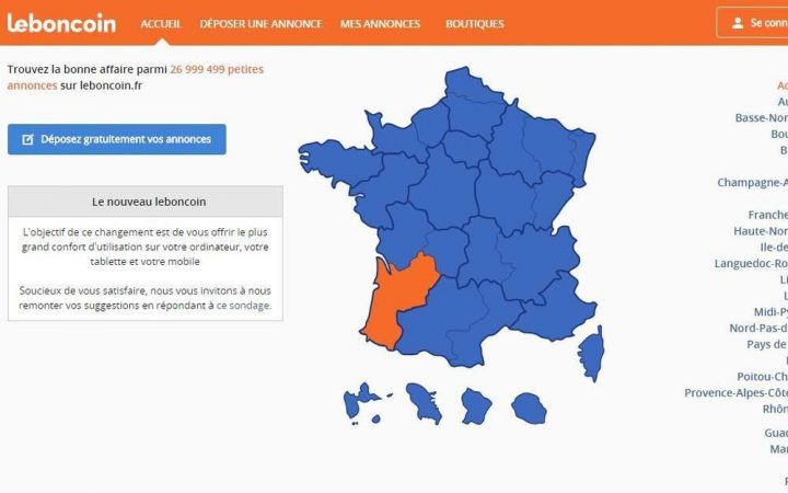 Petites Annonces : Le Bon Coin A Un Nouveau Site – Sud destiné Le Bon Coin57