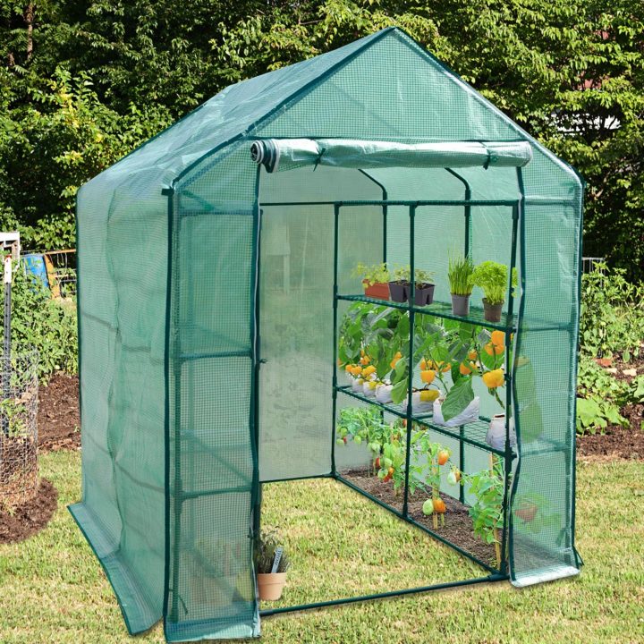 Pflanzenhaus Biotopia | 143X143X195 Cm | Polyethylen | 12 tout Fabriquer Une Serre De Jardin Pflanzenhaus Biotopia | 143X143X195 Cm | Polyethylen | 12 tout Fabriquer Une Serre De Jardin