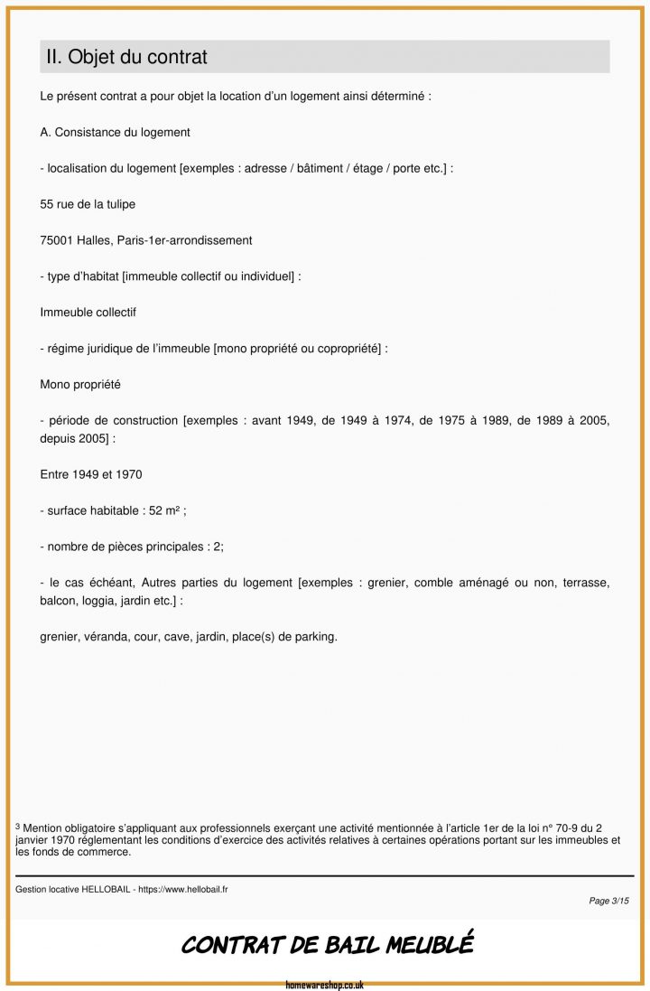 Phénoménal Contrat De Bail Meublé – Homewareshop à Modèle De Bail Meublé Phénoménal Contrat De Bail Meublé – Homewareshop à Modèle De Bail Meublé