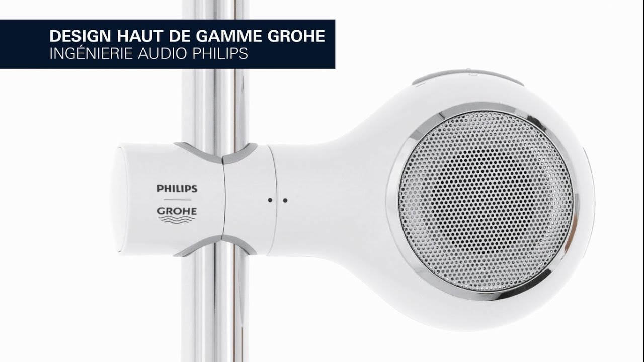 Philips I Grohe Aquatunes – Musique En Streaming Via Bluetooth Dans Votre  Salle De Bains concernant Enceinte Bluetooth Salle De Bain