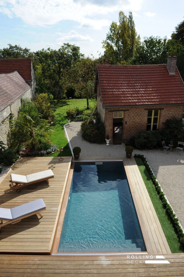 Photo Terrasse Mobile Coulissante De Piscine/Spa En Bois destiné Piscine Sur Terrasse En Hauteur Photo Terrasse Mobile Coulissante De Piscine/Spa En Bois destiné Piscine Sur Terrasse En Hauteur