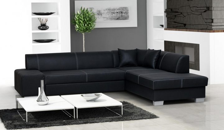 Photos Canapé D'Angle Convertible Pas Cher Simili Cuir pour Canape D Angle Pas Cher Destockage