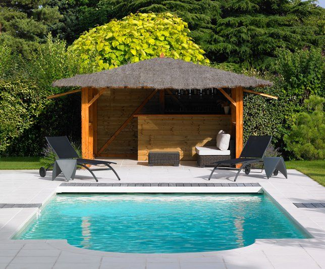 Photos Déco : Idées Décoration De Carrelage De Piscines serapportantà Idees Pool House Piscine