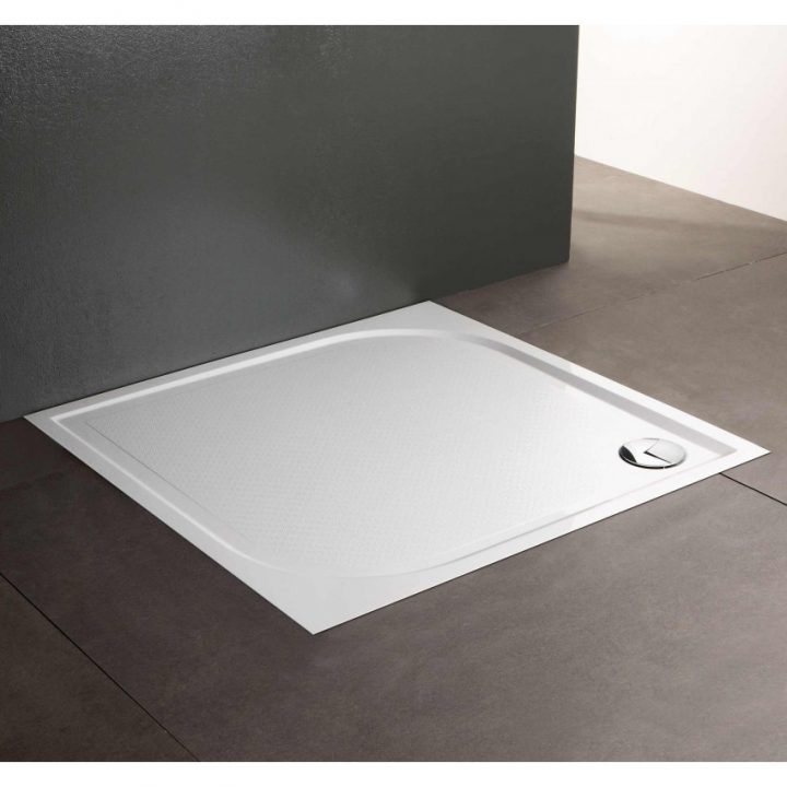 Piatto Doccia In Resina A Filo Pavimento 100X100 Cm | Kv Store encequiconcerne Receveur Douche 70X70