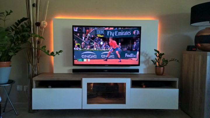 Pin On Diy intérieur Meuble Tv Fixé Au Mur