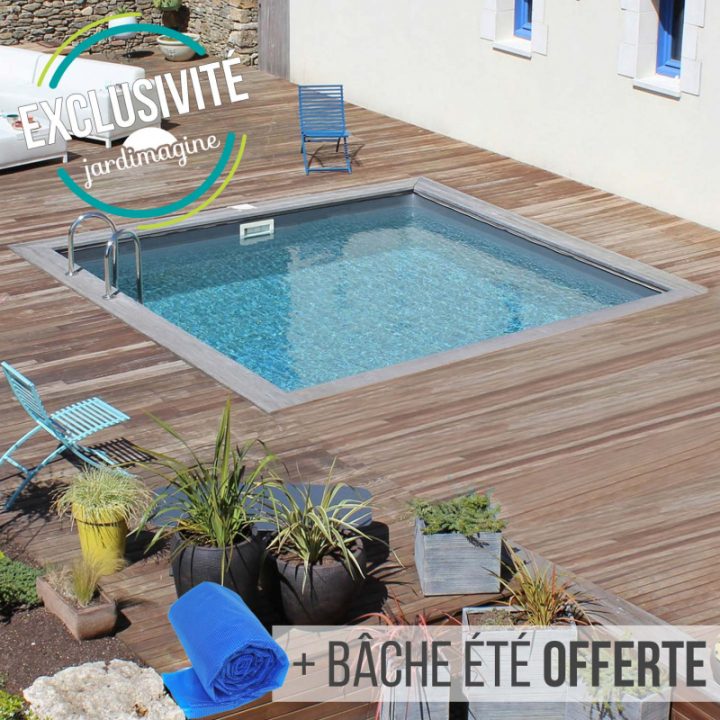 Piscine Bois Carrée Abrantes | Piscine Hors-Sol Bois serapportantà Piscine Bois Carrée 2X2
