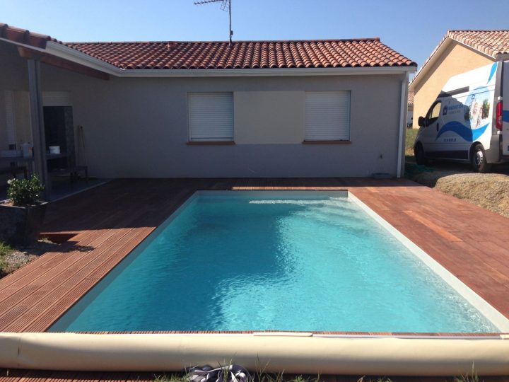 Piscine Coque 7M Par 3.25M À Fond Plat – Innovation Piscine dedans Piscine Bois 7M