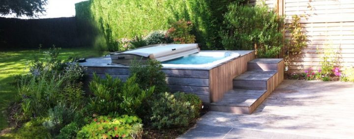 Piscine Et Spa – Paysagiste Spécialiste Terrasse Bois Dans encequiconcerne Amenagement Spa Gonflable Jardin